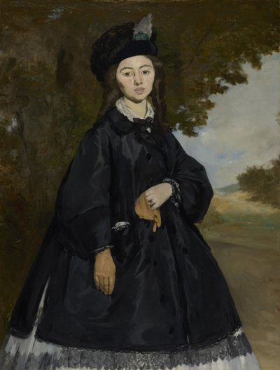 Porträt von Madame Brunet, ca. 1863 von Édouard Manet