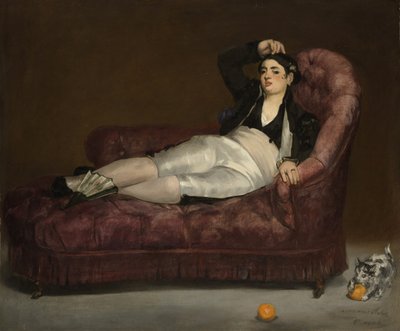 Liegende junge Frau im spanischen Kostüm von Édouard Manet