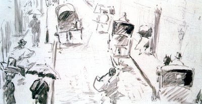 Straßenszene, um 1850-1883 von Édouard Manet