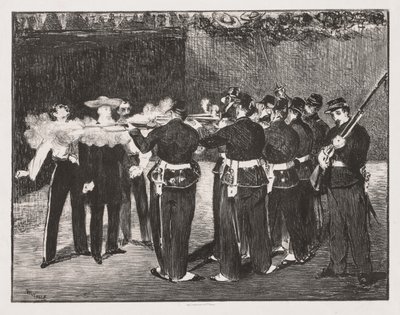 Die Hinrichtung von Kaiser Maximilian von Édouard Manet