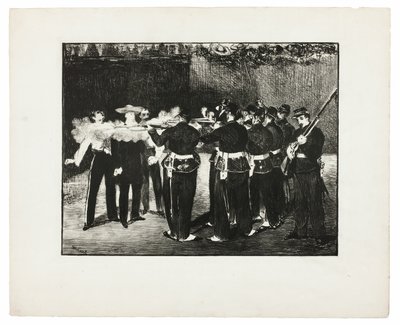 Die Hinrichtung von Maximilian von Édouard Manet