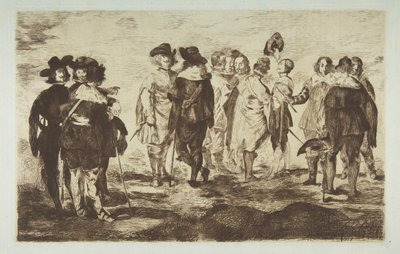 Die kleinen Kavaliere, nach Velázquez (1861-62) von Édouard Manet
