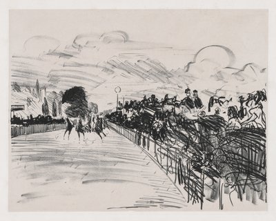 Die Rennen, 1865 von Édouard Manet