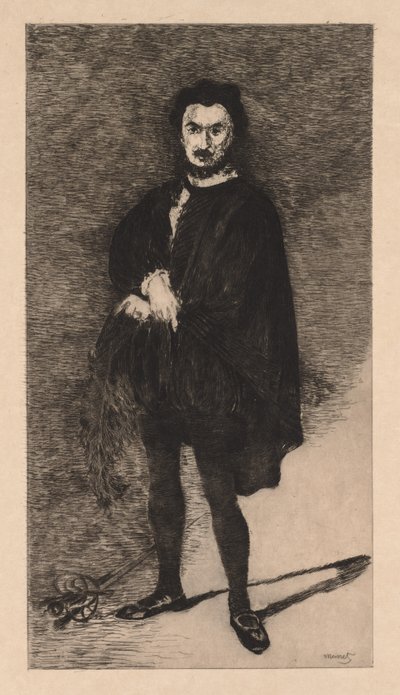 Der tragische Schauspieler von Édouard Manet