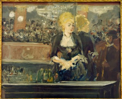 Studie für die Bar in den Folies-Bergère von Édouard Manet