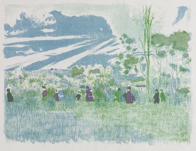 Über die Felder von Edouard Vuillard