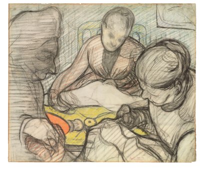 Studie für Les Couturières, 1890 von Edouard Vuillard