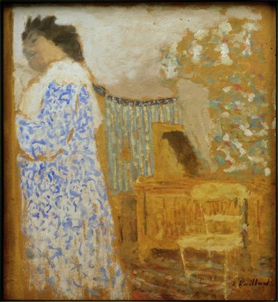 Interieur mit Frau von Edouard Vuillard