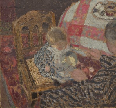Mittagessen (Annette und ihre Großmutter) von Edouard Vuillard