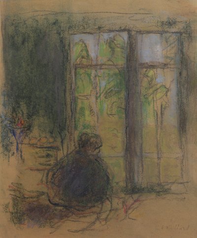 Madame Vuillard am Fenster, 1915 von Edouard Vuillard