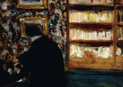 Monsieur Natanson in der Bibliothek von Edouard Vuillard