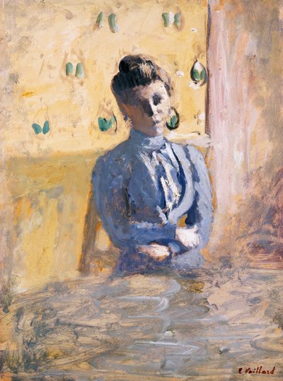 Sitzende Frau in Blau, ca. 1899 von Edouard Vuillard