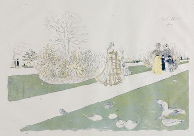 Der Tuileriengarten von Edouard Vuillard