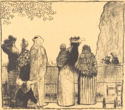Die Tuilerien, veröffentlicht 1895 von Edouard Vuillard