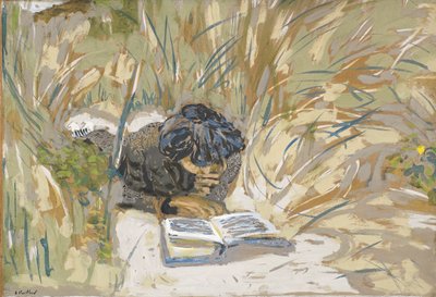 Frau beim Lesen, ca. 1909 von Edouard Vuillard