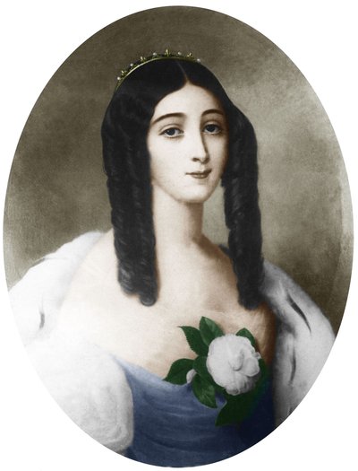 Marie Duplessis von Édouard after Viénot