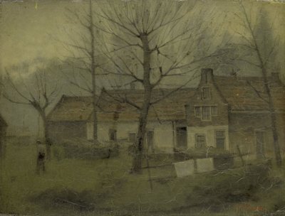 Häuser in einem Dorf von Eduard Karsen