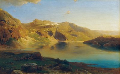 Alpensee von Eduard Peithner von Lichtenfels