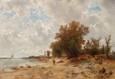 Donauufer im Prater von Eduard Peithner von Lichtenfels
