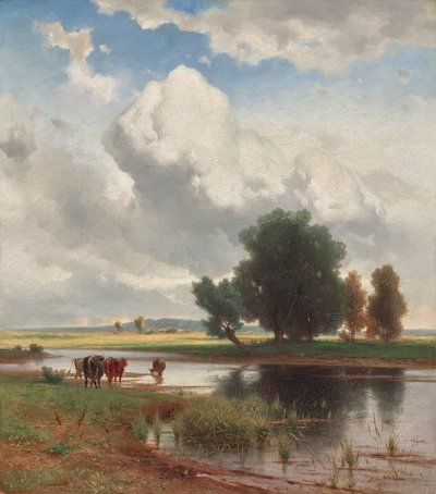 Partie bei Lundenburg von Eduard Peithner von Lichtenfels