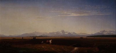 Pflügen in Bayern von Eduard Schleich