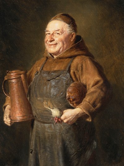Vor der Vesper, 1909 von Eduard von Grutzner