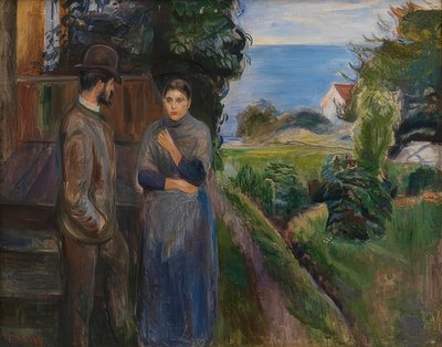 Abendgespräch von Edvard Munch