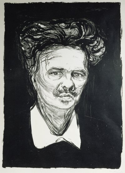August Strindberg von Edvard Munch