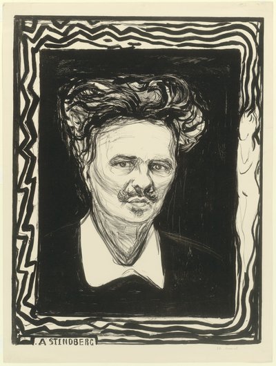 August Strindberg von Edvard Munch