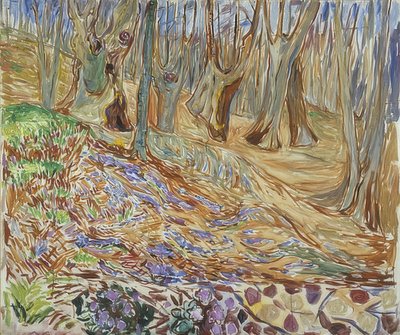 Frühling im Ulmenwald von Edvard Munch