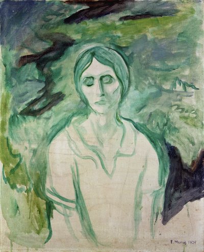 Gotisches Mädchen von Edvard Munch
