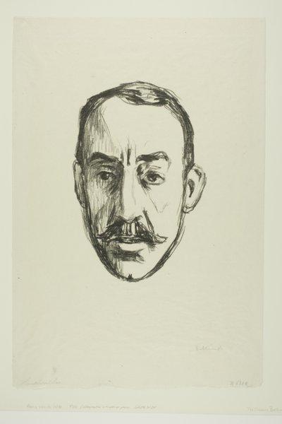 Henry van de Velde von Edvard Munch