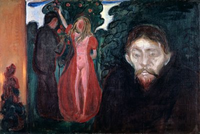 Eifersucht, 1895 von Edvard Munch