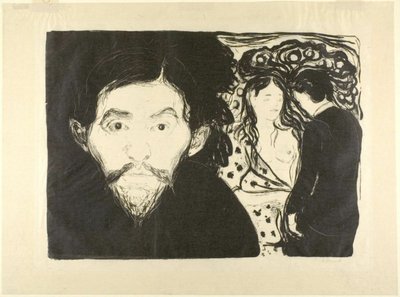 Eifersucht I von Edvard Munch