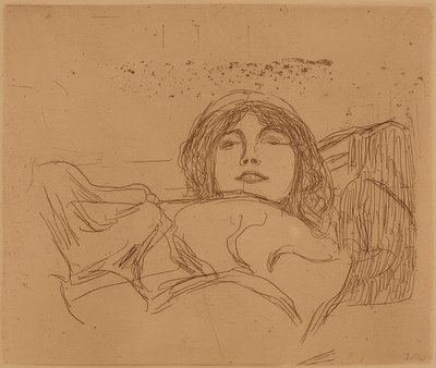 Junge Frau von Edvard Munch