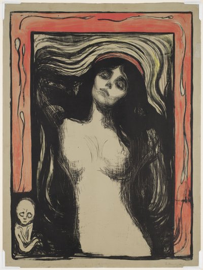 Madonna, 1895 von Edvard Munch