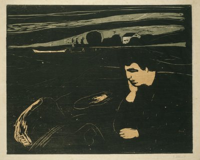Melancholie III, 1902 von Edvard Munch