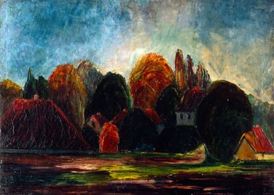 Norwegische Landschaft von Edvard Munch