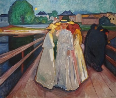 Auf der Brücke von Edvard Munch
