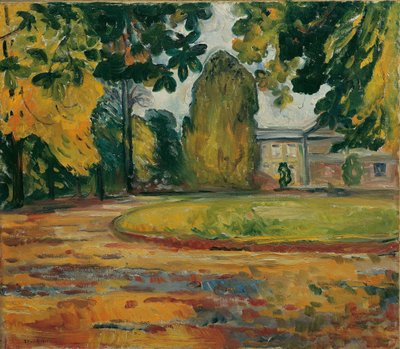 Park in Kösen von Edvard Munch