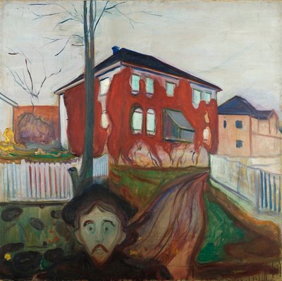 Roter Virginia-Efeu von Edvard Munch