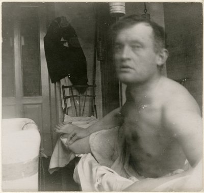 Selbstporträt „à la Marat“ von Edvard Munch