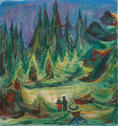 Der Märchenwald von Edvard Munch