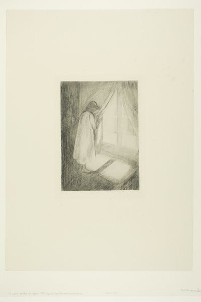 Das Mädchen am Fenster von Edvard Munch