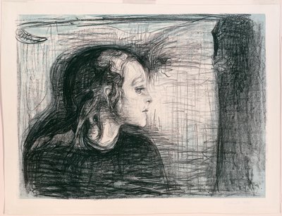 Das kranke Kind I von Edvard Munch