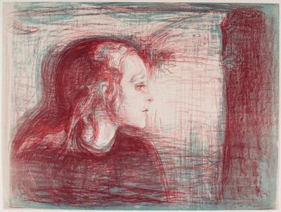 Das kranke Kind I von Edvard Munch