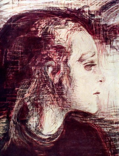 Das kranke Mädchen, 1907 von Edvard Munch