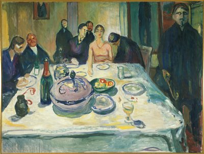 Die Hochzeit des Böhmen von Edvard Munch