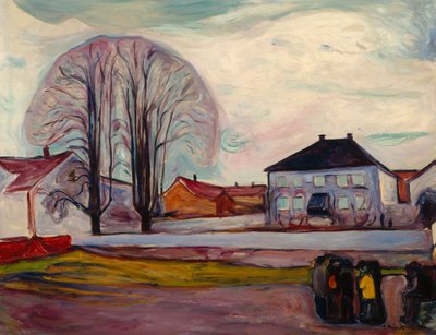 Das Haus am Strand von Edvard Munch
