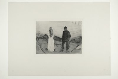 Zwei Menschen. Die Einsamen von Edvard Munch
